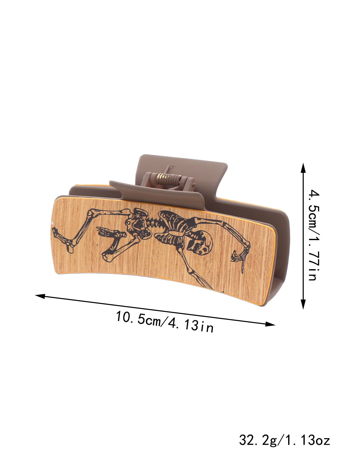 Wholesale Halloween Vintage Style Dark Leather Hair Clip